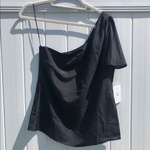 One shoulder Halston top, *Brand New w/ Tags*